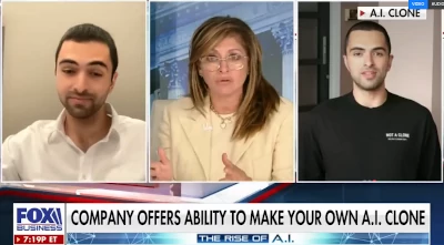 'Maria Bartiromo interviews real-life clone on-air' - Watch