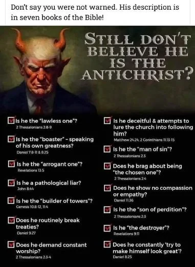 Still Don't Believe He Is The Antichrist?