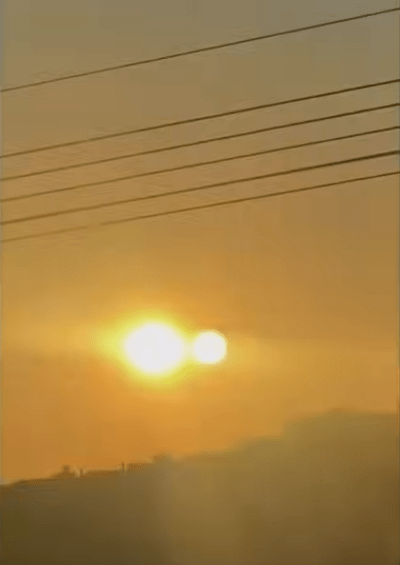 Sun simulators in the sky over Greece, May 2025