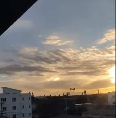 Two 'suns' (sun simulators) in Los Angeles, CA