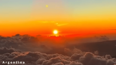 Sun simulators in the sky over Argentina, March 16th, 2025