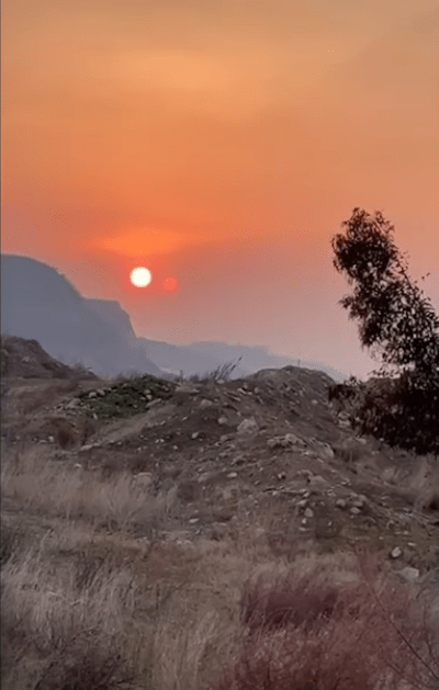 Sun simulators in the sky over Iran, March 7th, 2025