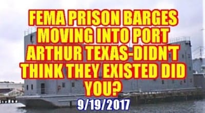 FEMA Prison Barge