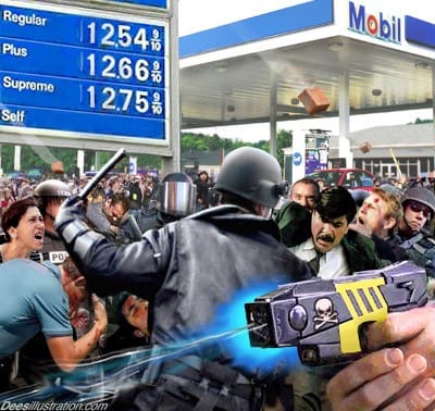 Gas prices rise