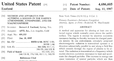 HAARP Patent