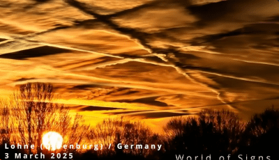 Sky over Lohne, Germany, March 3rd, 2025