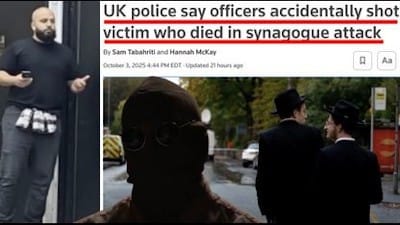 UK synagogue stabbing psyop! Killer named Jihad stabs 2 but it turns out the cops shot the victims! - Watch