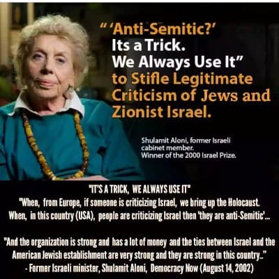 Anti-Semitic? Its a trick. We always use it.