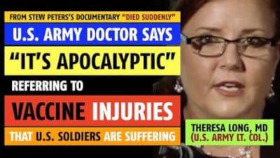 'It's apocalyptic,' says U.S. Army doctor, referring to the vaccine injuries - Watch