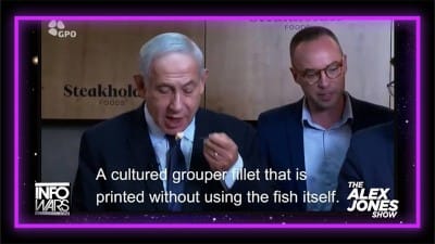 Netanyahu Promotes Plan to Ban Meat & Force Human Slaves to Eat Bioblobs