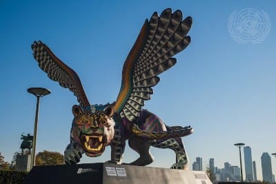 UN Puts Up Giant Statue in New York That Resembles "Beast" Described in the Book of Revelation