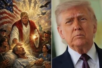 Blind Guides! Trump Depicts Himself As The Counterfeit Jesus Revealing Signs Of The Antichrist! - Watch