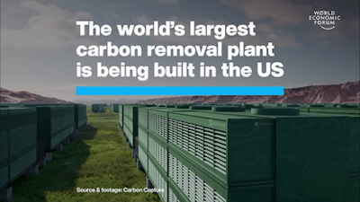 World Economic Forum video touts 'carbon removal plants' - Watch