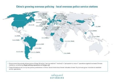 The Infancy Of A Global Police Force: Chinese Law Enforcement 'Service Stations' Operating In USA & Dozens Of Other Nations