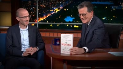 Colbert To Top Globalist Harari: I'm 'Ready' For AI To 'Make Big Decisions' For Humanity & 'Tell Us What To Do'