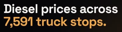 Diesel prices across 7,591 truck stops.