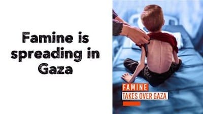 Famine is spreading in Gaza - Watch