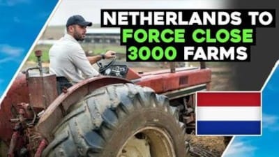 Netherlands To Shut Down 3000 Farms - Watch