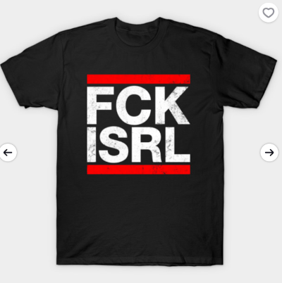 FCK ISRL Shirt website