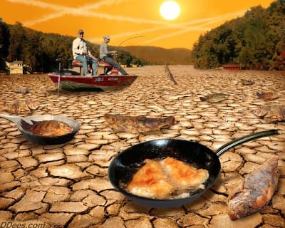No water - no fishing