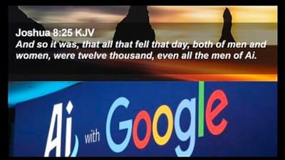 Bible Prophecy Google Lay Off 12,000 - Joshua 8:25 - Watch