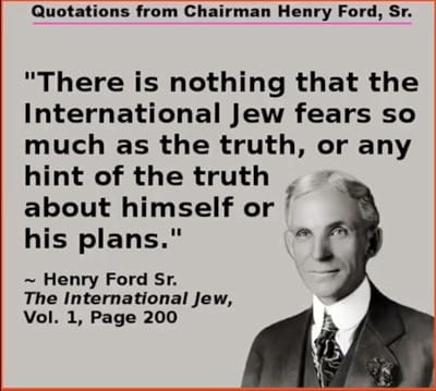 Jews fear the truth