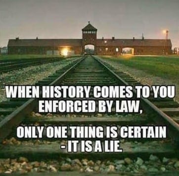 History enforced by law