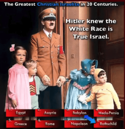 Hitler knew the White Race is True Israel.