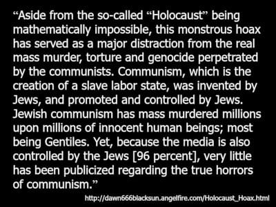 Holocaust Hoax