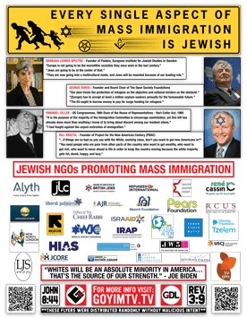 Every single aspect of mass immigration is Jewish