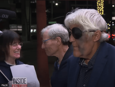 Jay Leno Gets Swollen Eye After Falling Down 60-Foot Hill - Watch