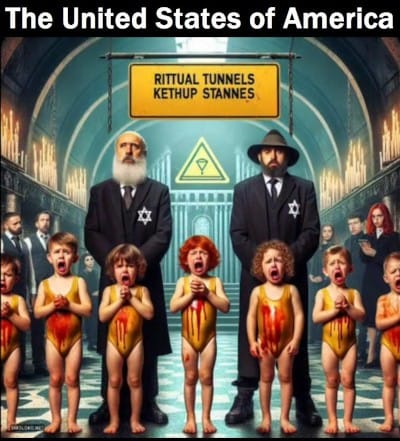 Satanic Jews Exposed in Brooklyn Underground Tunnels where Children are Subject to Satanic Ritual Abuse - Lady Liberty's Last Dance