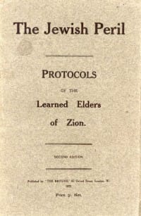 The Protocols of the Learned Elders of Zion - One-Page Summary