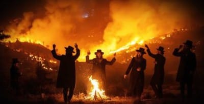 Jews burning forests