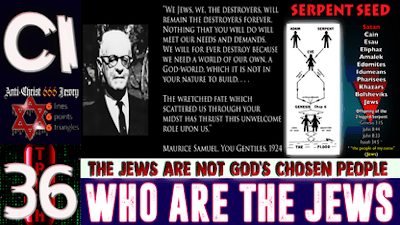 CI-36: The Jews are NOT God's Chosen People // Major RED PILL // Watch and Observe the graphics! - Watch