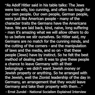 Jews are too wily