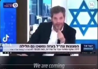 Israeli TV Anchor Says We Israelis are Coming To Kill Everyone In The World Including America - Watch