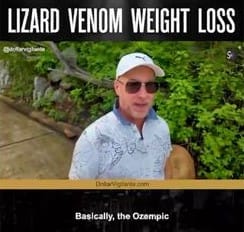 Look at the television screen and every single commercial break is pumping a drug called Ozempic or Wegovy. - Watch