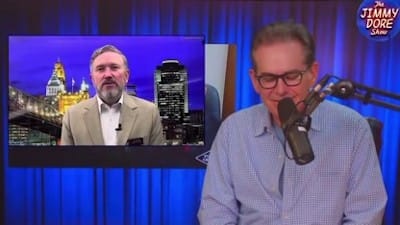 Thomas Massie says Trump is threatening to ruin supporters’ businesses if they fund his campaign - with Jimmy Dore, clip - Watch
