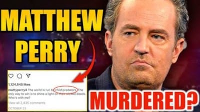 Matthew Perry Vowed To Expose Hollywood Pedophile Ring Before He Was Found Dead - Watch