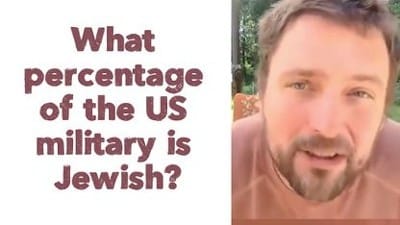 What percentage of the US military is Jewish? - Watch