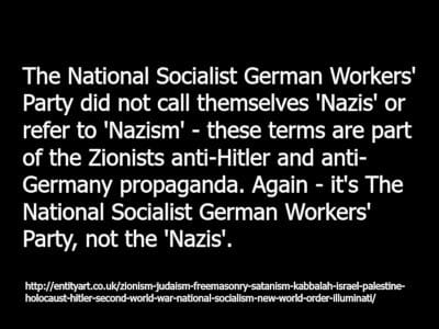 They did call themselves Nazis