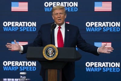President Trump created Operation Warp Speed