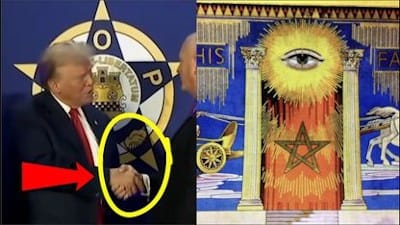 Wake the F up! Trump accepts endorsement of luciferian freemasons! Both sides are working together!! - Watch