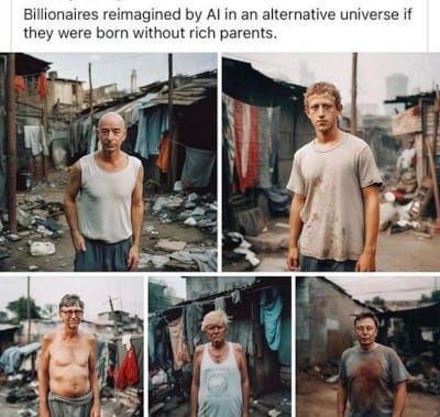 Poor billionaires
