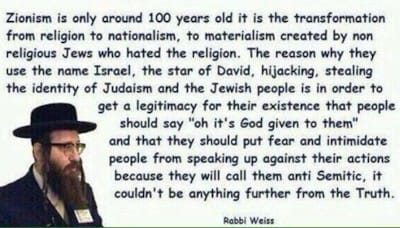 Rabbi Weiss quote