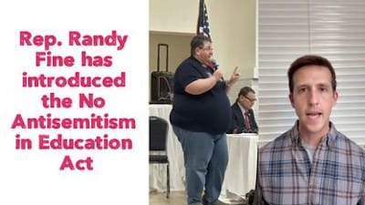 Rep. Randy Fine has introduced the No Antisemitism in Education Act - Watch
