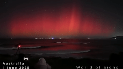 Red sky in Australia, June 1st 2025