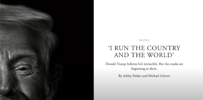 'I run the country and the world!' The all seeing eye of the New World Orders architect Donald Trump - Watch