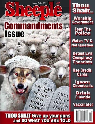 Sheeple Commandments
